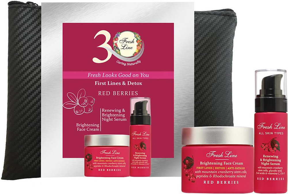 Fresh Line Brightening Face Beauty Bag Red Berries