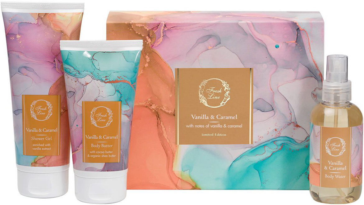 Fresh Line Vanilla & Caramel Limited Edition Σετ Περιποίησης