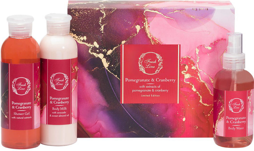 Fresh Line Pomegranate & Cranberry Σετ Περιποίησης Σώματος