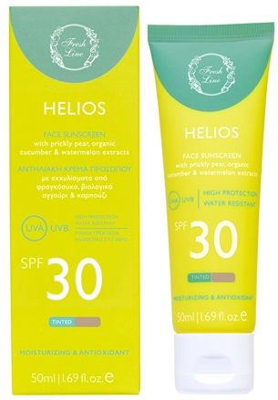 Fresh Line Helios Tinted Face Sunscreen SPF30 50ml