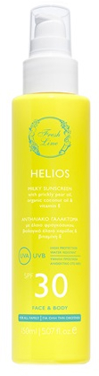Fresh Line Helios Mlikly Face & Body Sunscreen SPF30 150ml
