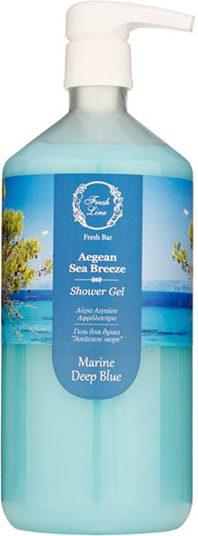 Fresh Line Aegean Sea Breeze Deep Marine Blue Αφρόλουτρο 1000ml