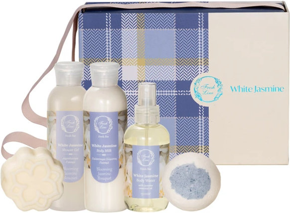 Fresh Line Promo Xmas25 White Jasmine Σετ Περιποίησης Σώματος 5τμχ