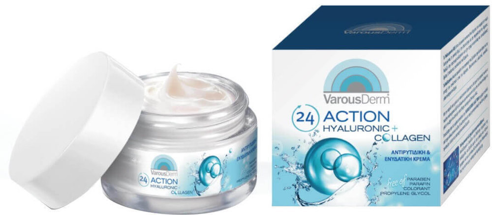 VarouDerm 24h Action Hyaluronic & Collagen Face Cream 50ml