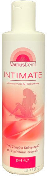 VarousDerm Intimate ph 4.7 Liquid Cleansing Soap 250ml