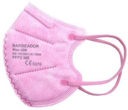 Barbeador Filtering Half Mask KN95 Kids Pink 20τμχ