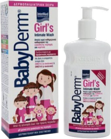 Intermed  Babyderm Girls Intimate Wash 300ml