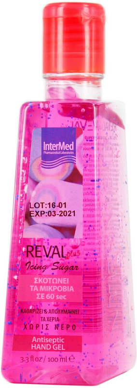 Intermed Reval Plus Antiseptic Hand Gel Icing Sugar 100ml