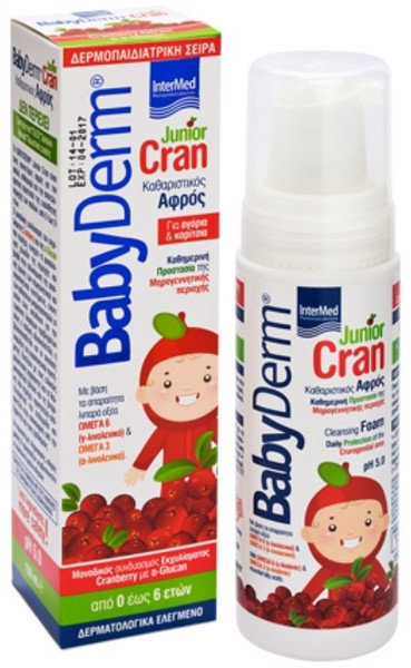 Intermed Babyderm Junior Cran Foam 150ml