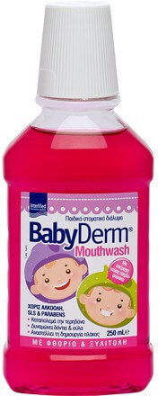 Intermed BabyDerm Mouthwash Bubblegum 250ml