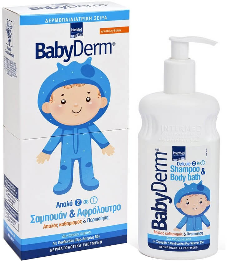 Intermed Babyderm Shampoo & Body Bath 300ml