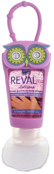 Intermed Reval Plus Antiseptic Gel Lollipop Pink Owl 30ml