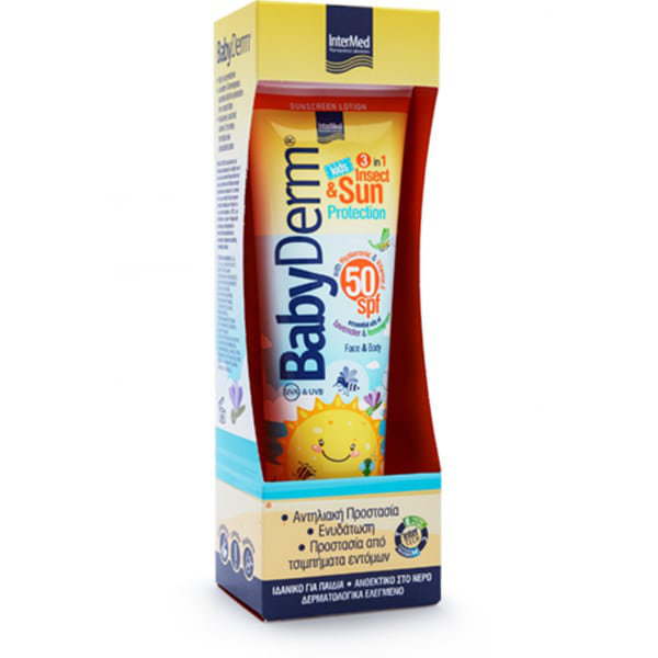 Intermed Babyderm Kids 3in1 Insect+Sun Protection SPF50 300m