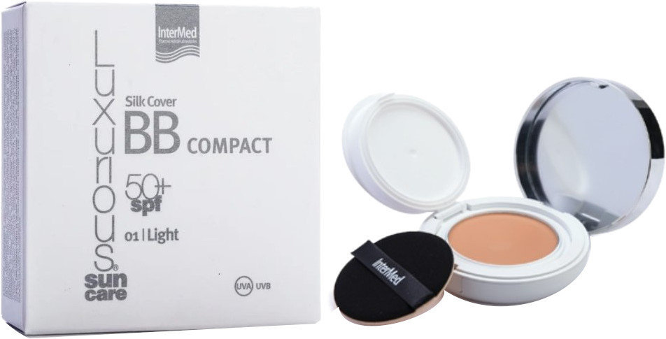Intermed Luxurious Suncare SilkCover BB Compact 01 Light 12g