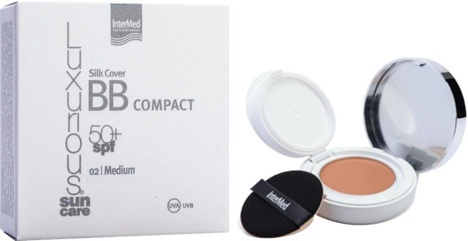 Intermed Luxurious Suncare Silk Cover BB Compact 02 Med 12gr