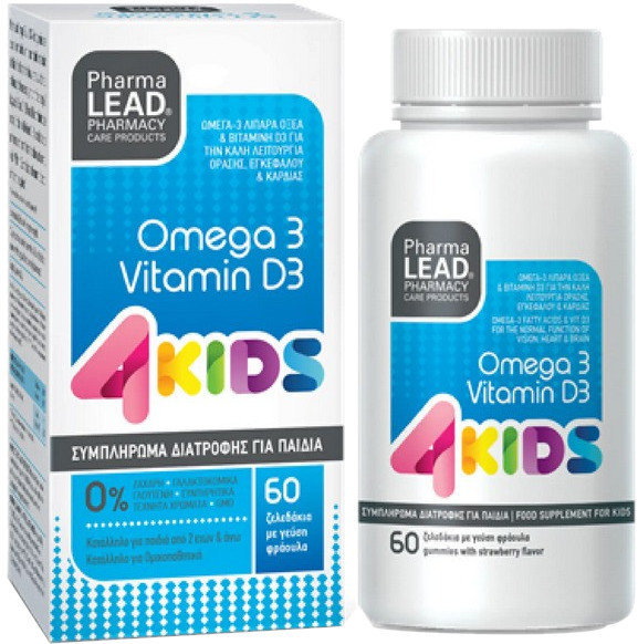 Pharmalead Omega 3 Vitamin D3 4 Kids 60gummies