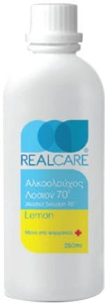 RealCare Lemon Alcoholic Lotion 70° 250ml