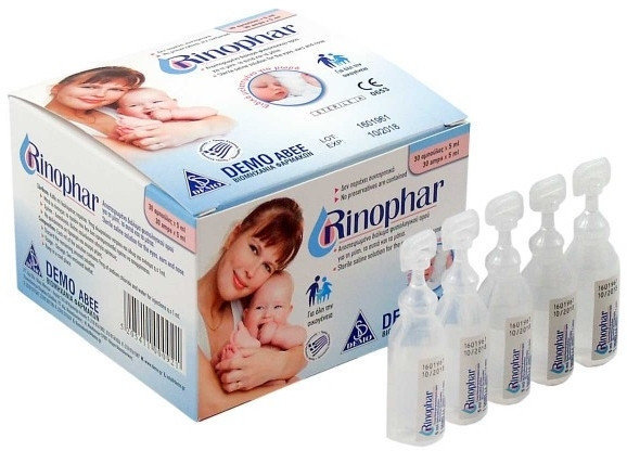 Demo Rinophar Sterile Saline Solution 30amps