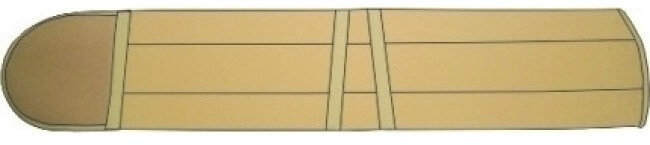 Adco 04404 Small Ζώνη Μέσης 2 Μπανέλλες Ελαστική 20cm 1τμχ