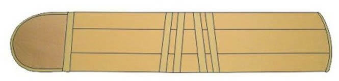 Adco 04404 Medium Ζώνη Μέσης 2 Μπανέλλες Ελαστική 20cm 1τμχ