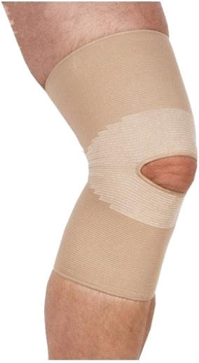 Adco 05202 Medium (34 - 38cm) Επιγονατίδα με Τρύπα 1ζευγάρι