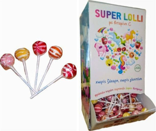 Garden Super Lolli Γλειφιτζούρι με Βιταμίνη C 1τμχ