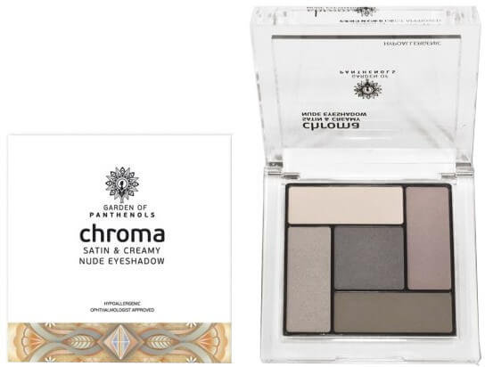 Garden Chroma Satin & Creamy Nude Eyeshadow Palette 1 6gr