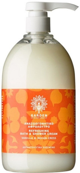 Garden Vanilla & Indian Cress Bath & Shower Cream 1000ml