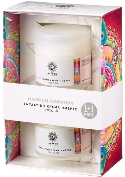 Garden Maximun Day Moisturizing Cream SPF15 2x50ml
