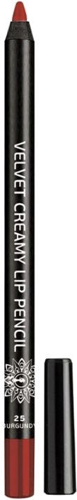 Garden Velvet Creamy Lip Pencil 25 Burgundy 1.4gr