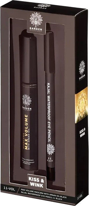 Garden Kiss & Wink Waterproof Eye Pencil 11 & Volume Mascara