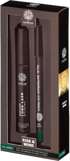 Garden Kiss & Wink Waterproof Eye Pencil 15 & Volume Mascara