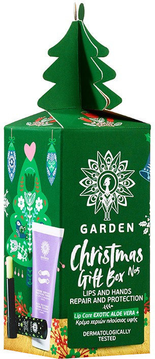 Garden Christmas Box 5 Aloe Vera Lips and Hands Protection