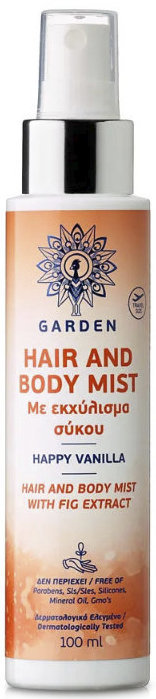 Garden Hair and Body Mist Happy Vanilia 100ml