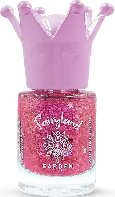 Garden Fairyland Nail Polish Glitter Pink Rosy 1 7.5ml Garden Fairyland Nail Polish Glitter Pink Rosy 1 7.5ml
