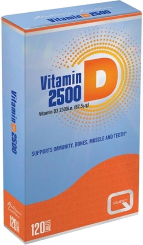 Quest Vitamin D3 2500iu 120tabs