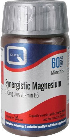Quest Nutrition Synergistic Magnesium 150mg & Vit. B6 60tabs