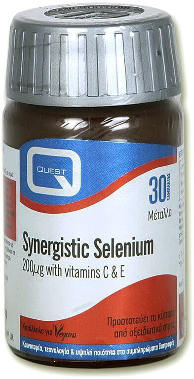 Quest Nutrition Synergistic Selenium 200mg 30tabs Quest Nutrition Synergistic Selenium 200mg 30tabs