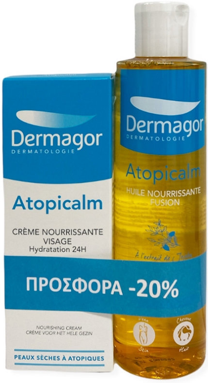 Dermagor Atopicalm Nourishing Cream+Huile Nourishing Fusion