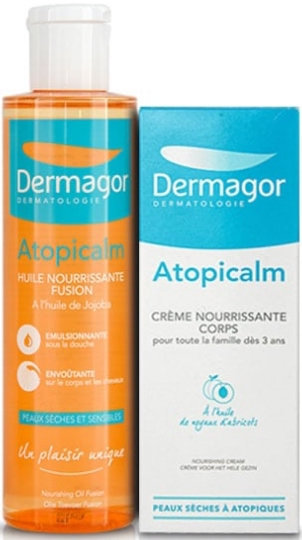 Dermagor Atopicalm Nourishing Cream 250ml+Huile Nourrissante
