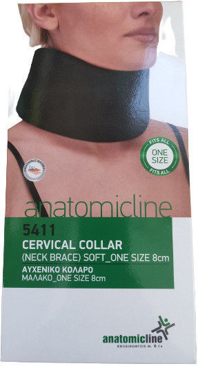 Anatomic Line 5411 One Size Αυχενικό Κολάρο Μαλακό 8cm Μαύρο