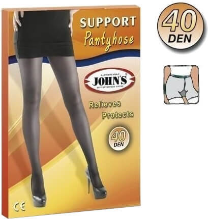 John’s 214545 Support Pantyhose 40Den Mat Nero Size4 1τμχ