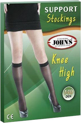 John's 214580 Κάλτσες Φλεβίτιδος Kάτω Γόνατος S2 140 1ζεύγος