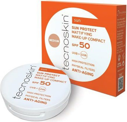 Tecnoskin Sun Protect Mattifying SPF50+Compact MakeUp Medium