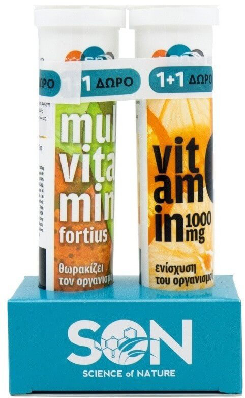 SON 1+1 Multivitamin Fortius &Vit. C 1000mg 2x20eff.tabs