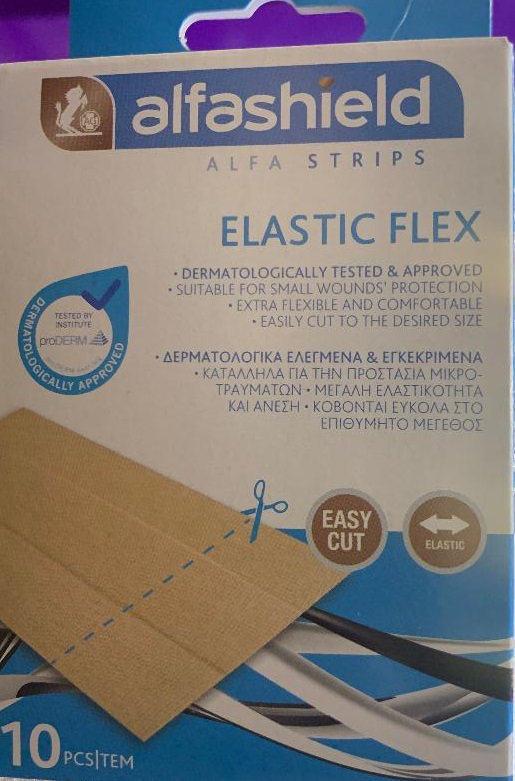 Alfashield Strips Elastic Flex (100mmx60mm) 10τμχ