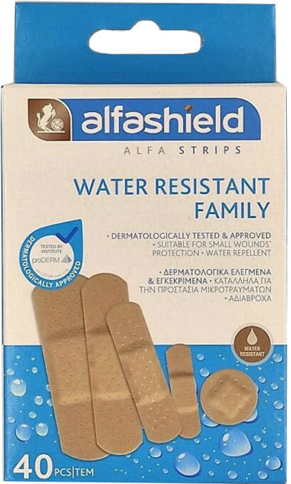 Alfashield Water Resistant Strips Family 40τμχ