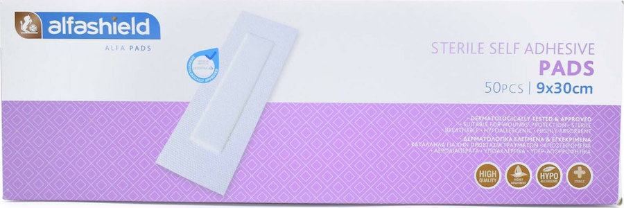 Alfashield Self Adhesive Pad 9cmx30cm 50τμχ