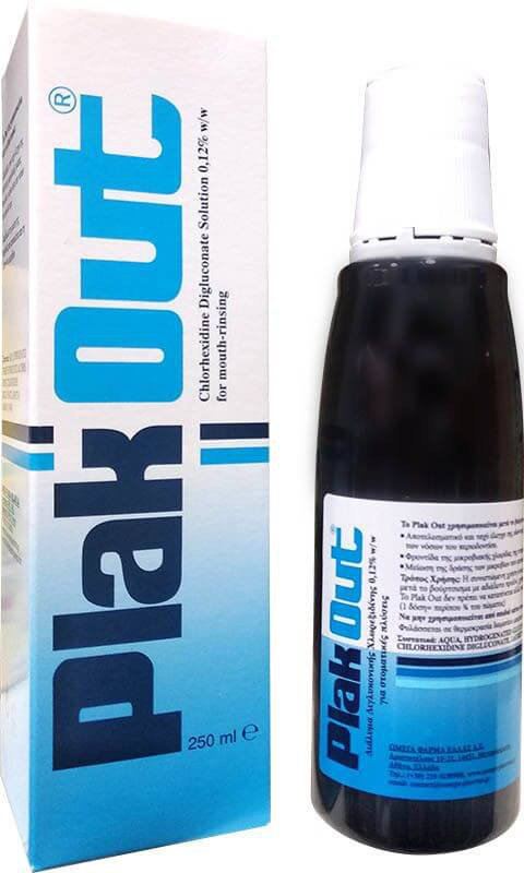 Omega Pharma Plak Out Solution 0,12% 250ml