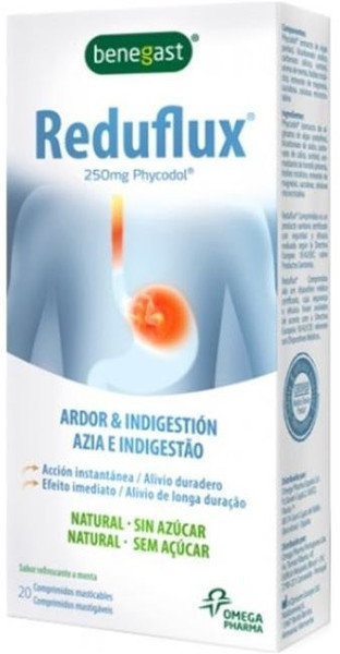 Benegast Reduflux Plycodol 250mg 20chew.tabs